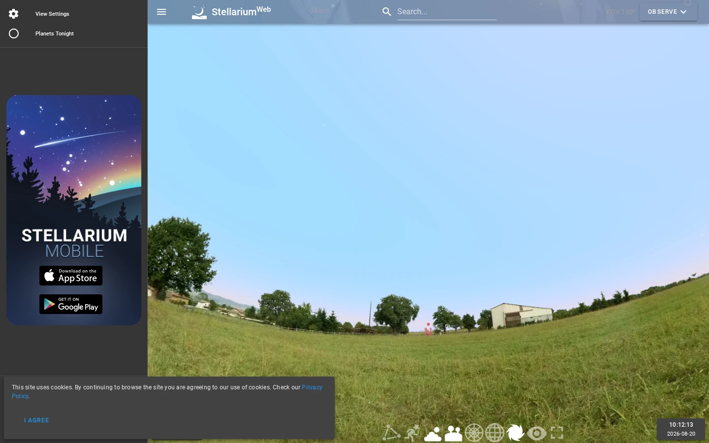 Stellarium Web | 在线虚拟天文馆星空模拟工具-达斯沃