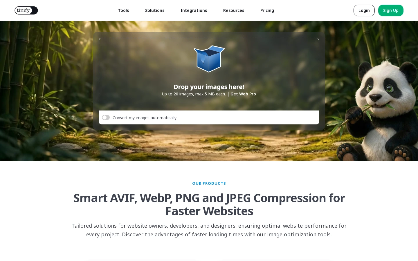 TinyPNG | 免费在线图片压缩与格式转换工具-达斯沃