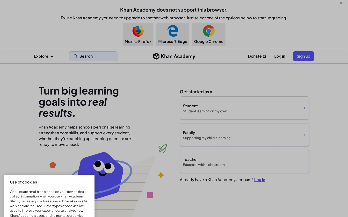 Khan Academy | 免费在线学习平台，K12数学编程备考课程大全-达斯沃