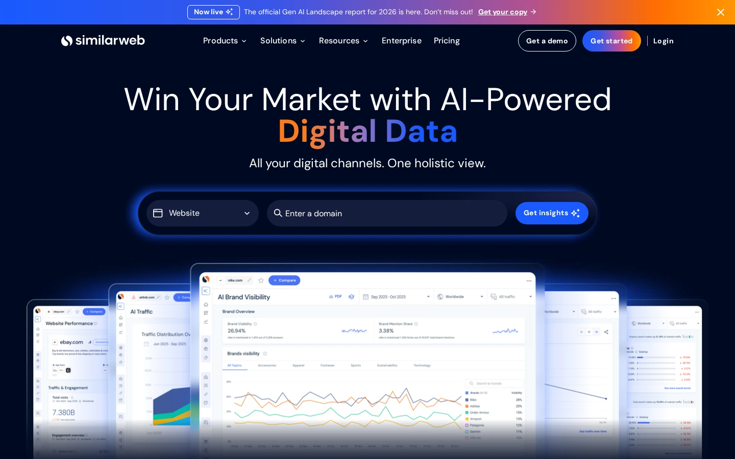 SimilarWeb | 全球网站流量分析与竞争对手研究工具